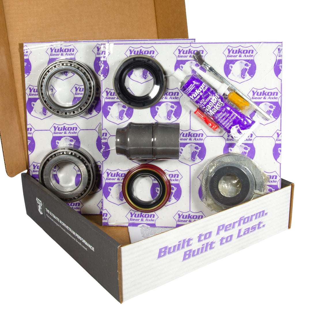 Yukon Gear and Axle YGK2088 - 9.75" Ford 3.55 Rear Ring & Pinion, Install Kit, 2.53" OD Axle Bearings & Seal