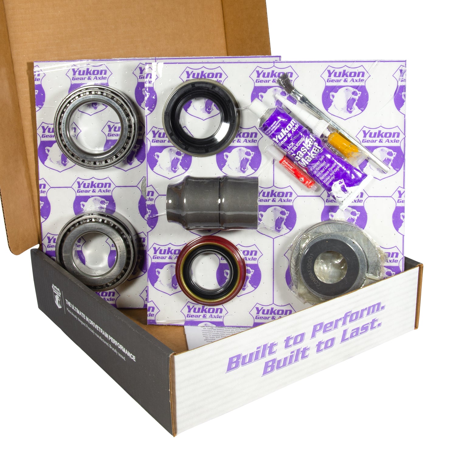Yukon Gear and Axle YGK2088 - 9.75" Ford 3.55 Rear Ring & Pinion, Install Kit, 2.53" OD Axle Bearings & Seal