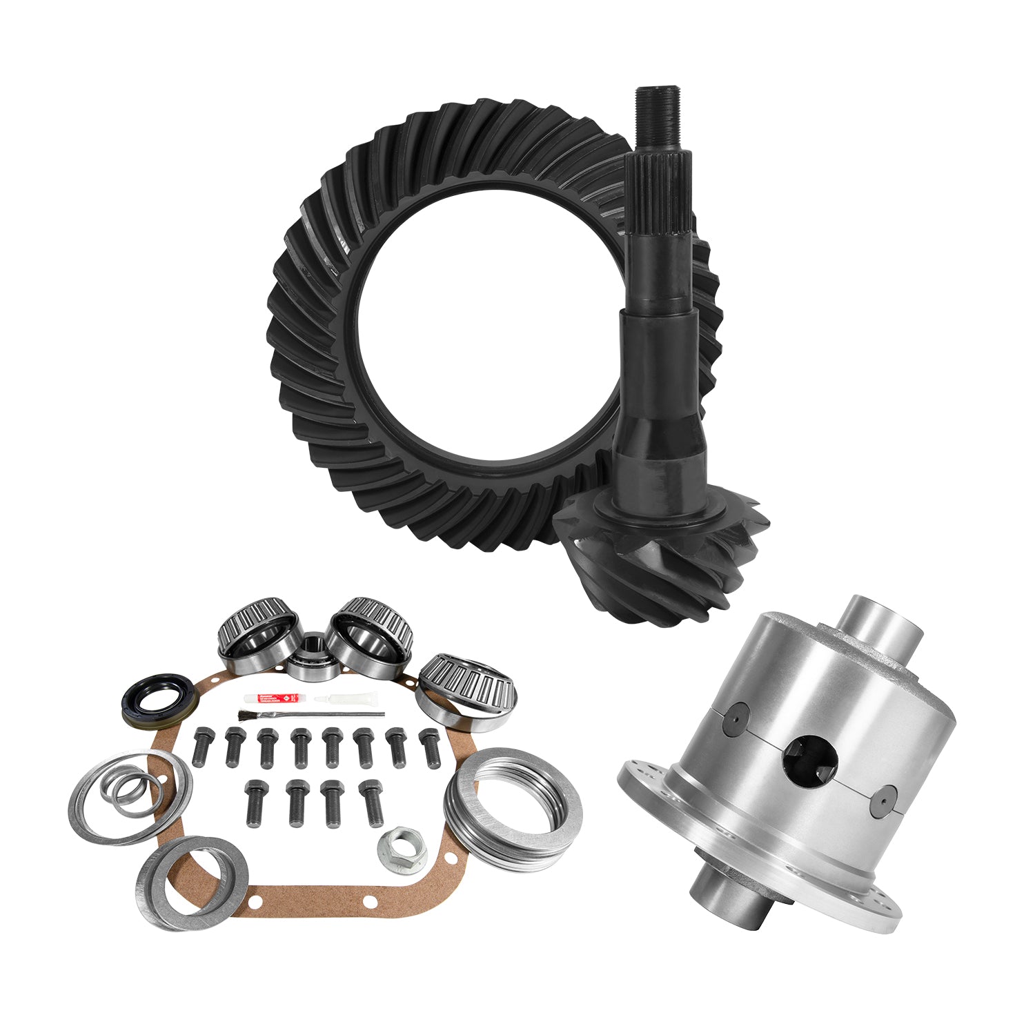 Yukon Gear and Axle YGK2145 - 10.5" Ford 4.30, Rear Ring & Pinion, Install Kit, 35 Spline Posi 5