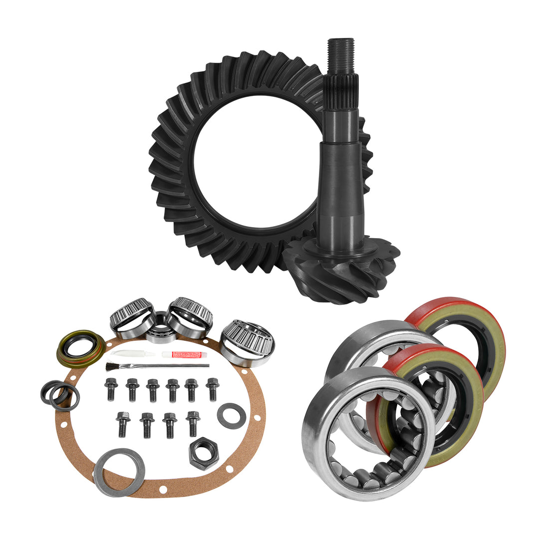 Yukon Gear and Axle YGK2188 - 8.25" CHY 3.91 Rear Ring & Pinion, Install Kit, 1.618" ID Axle Bearings & Seals 11