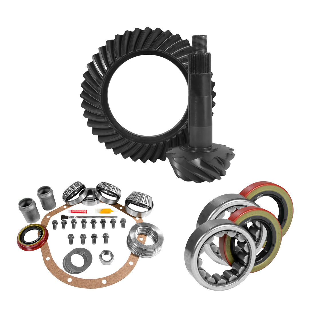 Yukon Gear and Axle YGK2227 - 8.875" GM 12T 3.73 Rear Ring & Pinion, Install Kit, Axle Bearings & Seals
