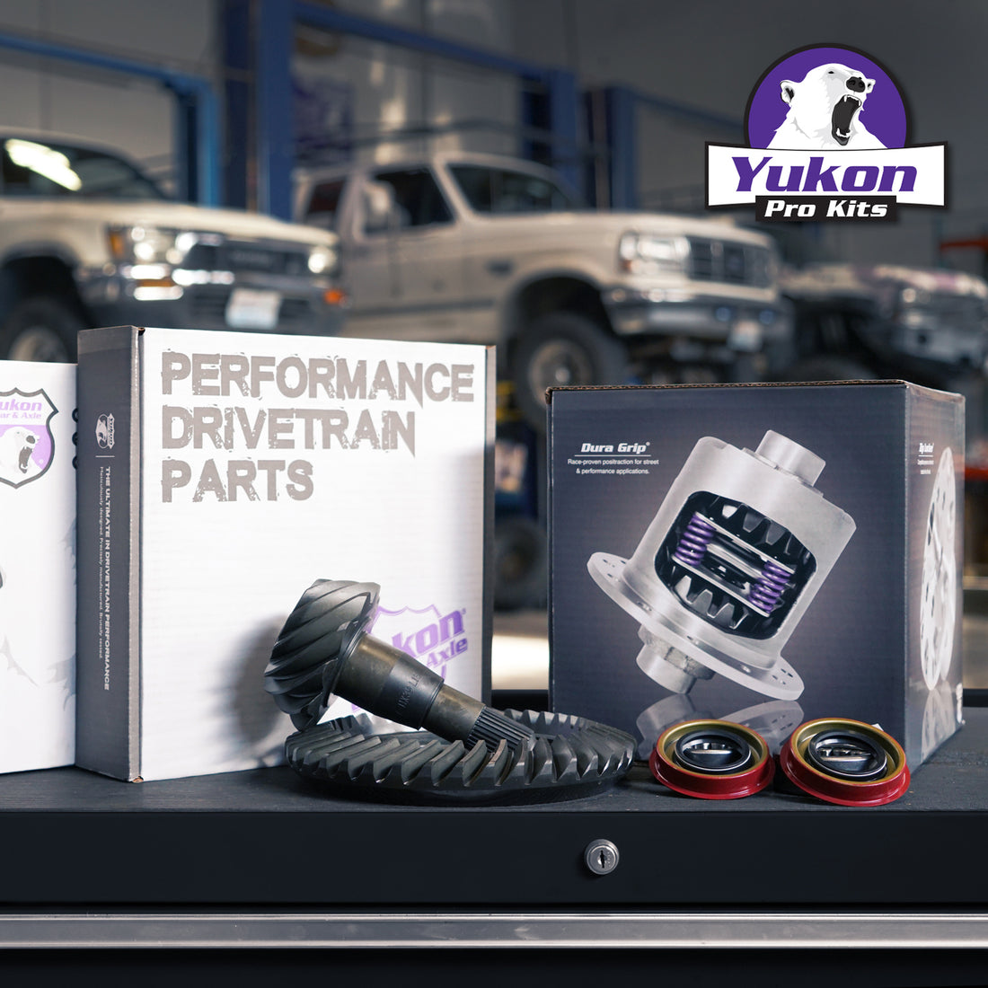 Yukon Gear and Axle YGK2255 - 9.5" GM 4.56 Rear Ring & Pinion, Install Kit, 33spl Posi, Axle Bearing & Seals 6