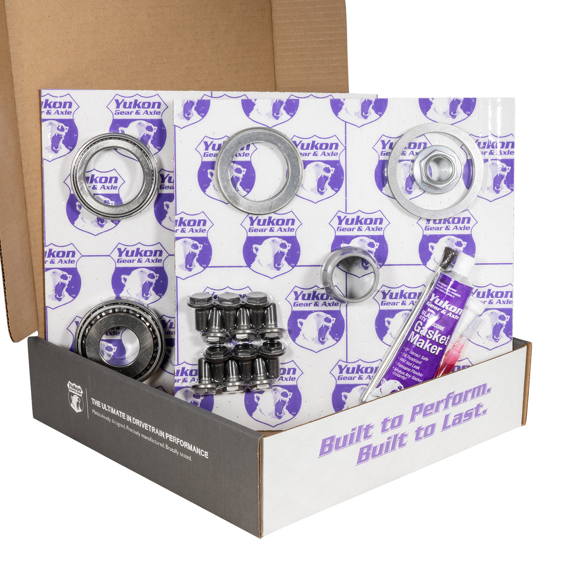 Yukon Gear and Axle YGKT003-529 - Ring & Pinion Gear Kit Package Front & Rear with Install Kits - Toyota 8.75/8IFS 3