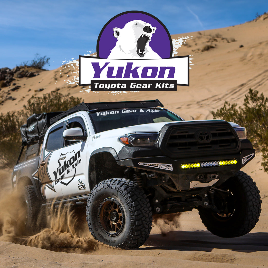 Yukon Gear and Axle YGKT004-529 - Ring & Pinion Gear Kit Package Front & Rear with Install Kits - Toyota 8"/8IFS 3