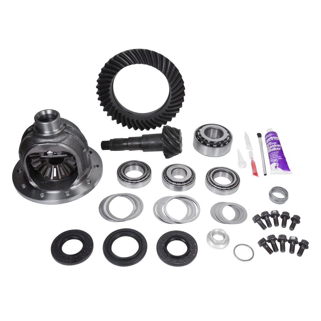Yukon Gear and Axle YG C215R-411K - Yukon Ring and Pinion Gear Set for Chrysler ZF 215mm Front Diff, 4.11 Ratio 3