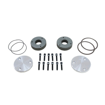 Yukon Gear and Axle YHC50002 - Yukon Hardcore Drive Flange Kit Dana 44 30spl Outer Stubs w/ Non-Engraved Caps 1