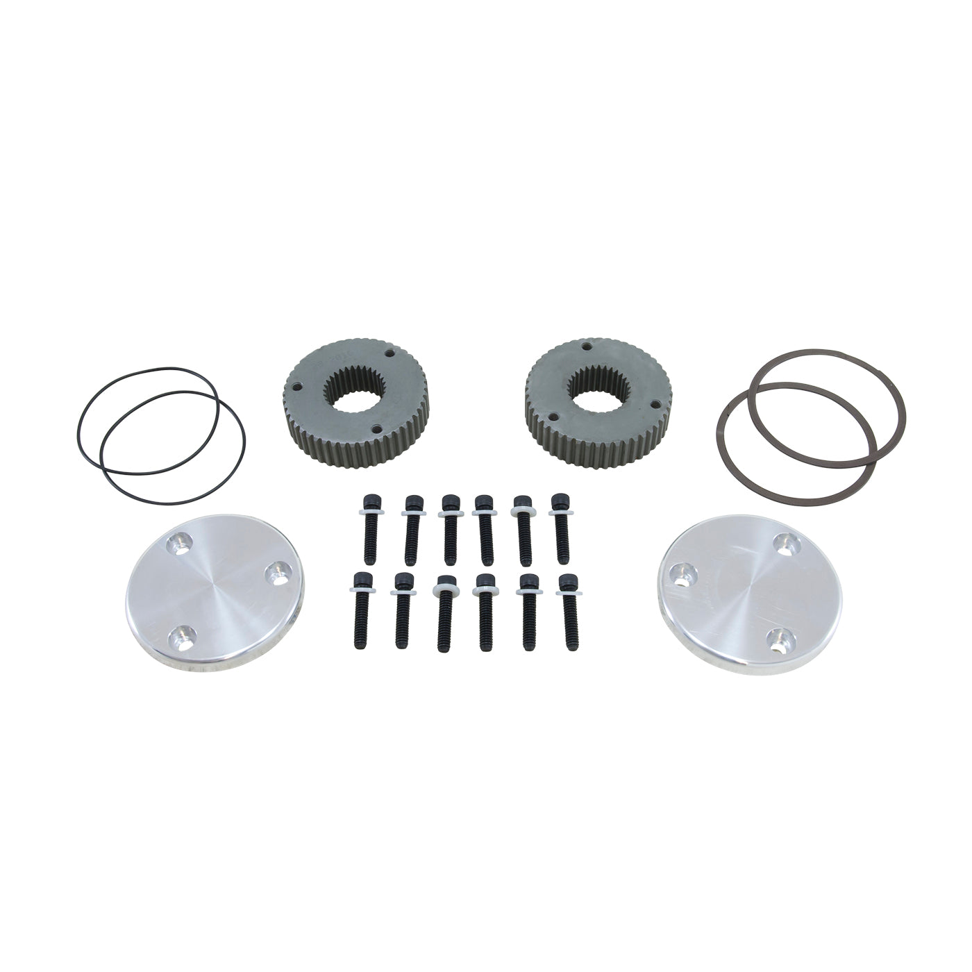 Yukon Gear and Axle YHC50004 - Yukon Hardcore Drive Flange Kit Dana 60 30spl Outer Stubs w/ Non-Engraved Caps 1