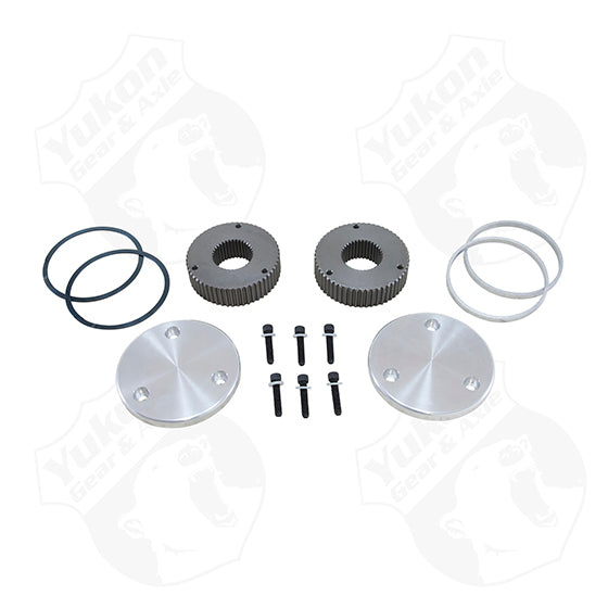 Yukon Gear and Axle YHC50006 - Yukon Hardcore Drive Flange Kit Dana 60 35spl Outer Stubs w/ Non-Engraved Caps 4