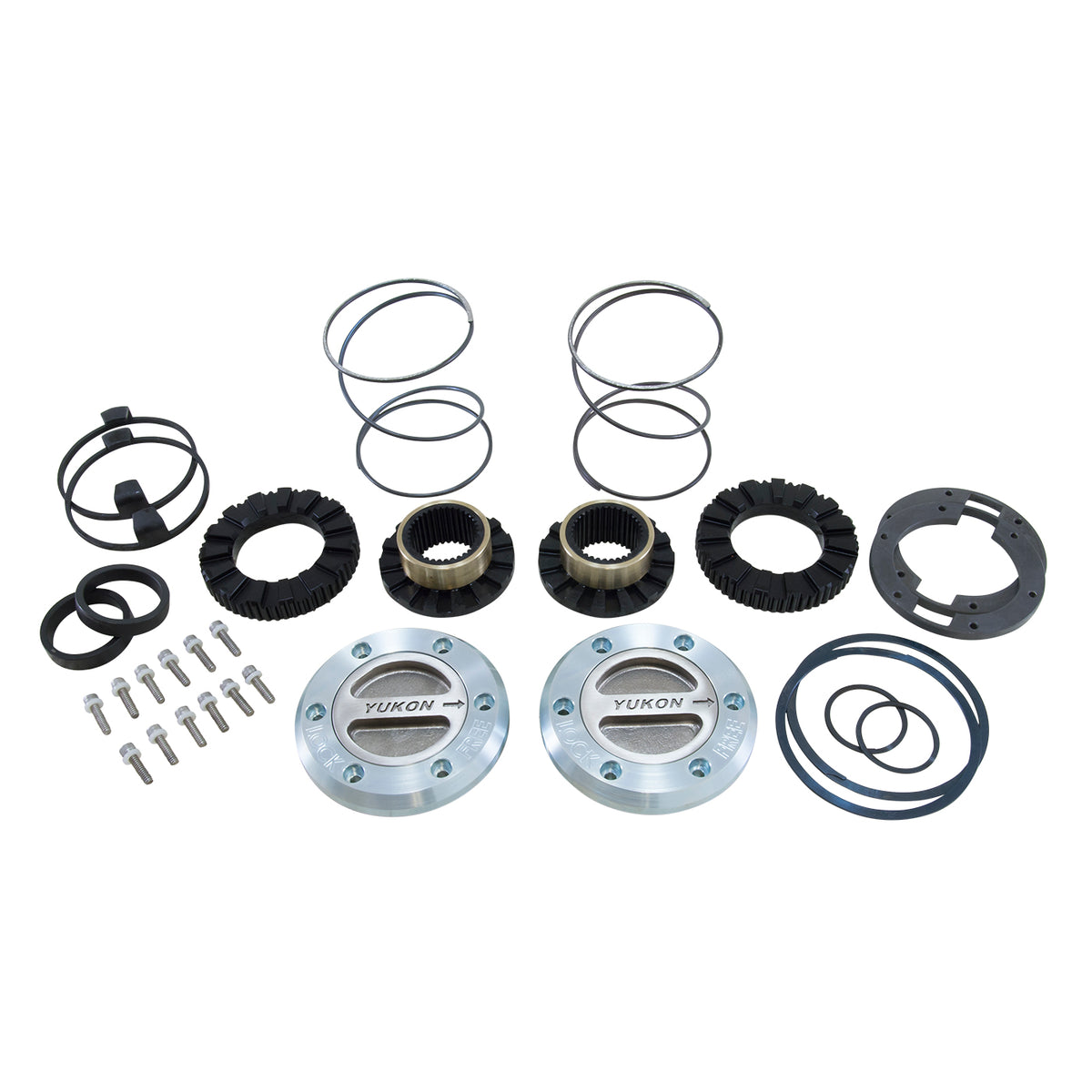 Yukon Gear and Axle YHC70002 - Yukon Hardcore Locking Hub Set Dana 60 35-Spline 1999-2004 Ford 1