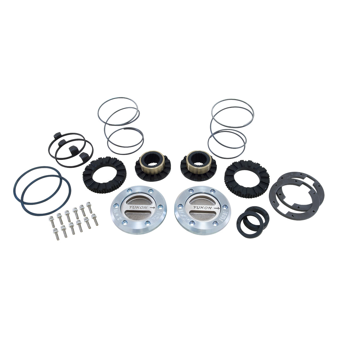 Yukon Gear and Axle YHC70004 - Yukon Hardcore Locking Hub Set Dana 60 30-Spl 1999-2004 Ford 1