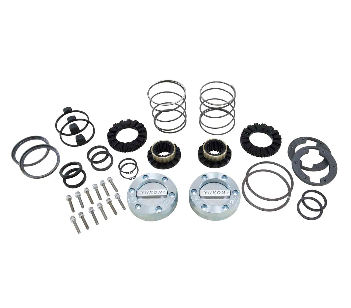 Yukon Gear and Axle Driveline and Axles Yukon Gear and Axle YHC70007 - Yukon Hardcore Locking Hub Set GM 8.5" Front & Dana 44 19-Spl