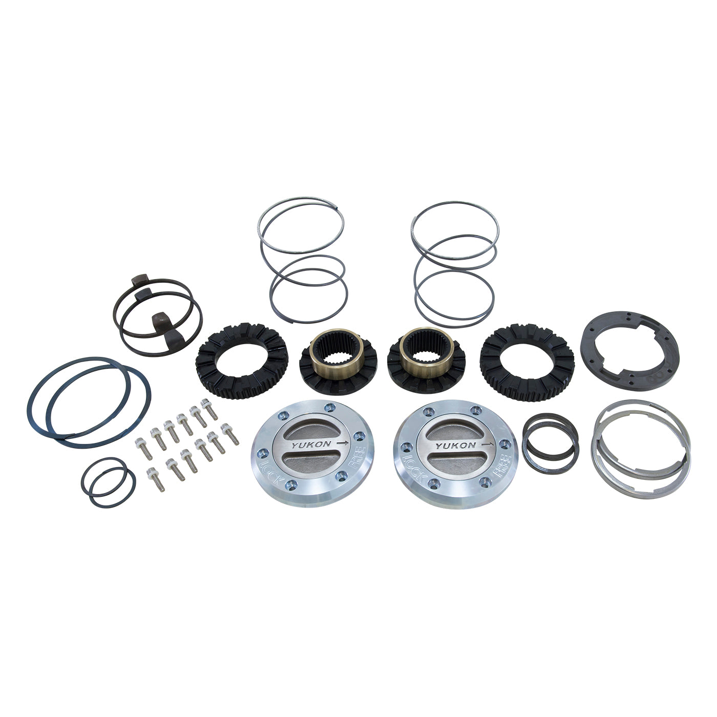 Yukon Gear and Axle YHC70008 - Yukon Hardcore Locking Hub set for 1994-1999 Dodge Dana 60 with Spin Free kit