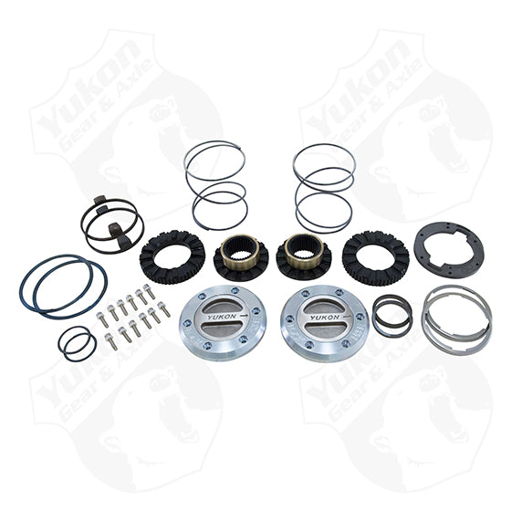 Yukon Gear and Axle YHC70009 - Yukon Hardcore Locking Hub set for 2000-2017 3/4 & 1-Ton Front w/ Spin Free kit