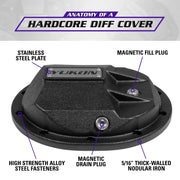 Yukon Gear and Axle YHCC-C8.25 - Yukon Hardcore Diff Cover for Chrysler 8.25” Rear Differential 4