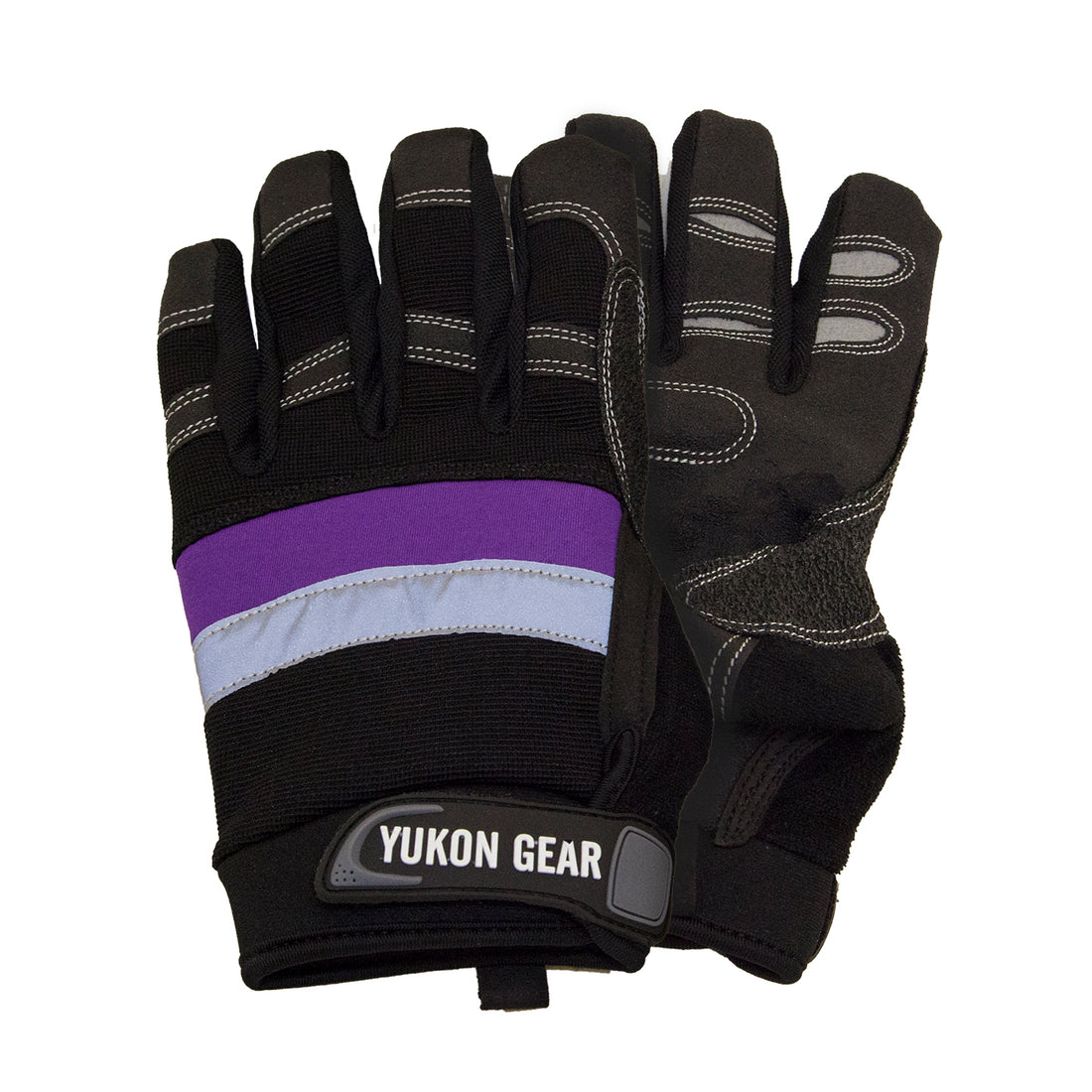 Yukon Gear and Axle YRGGLOVES-1 - Yukon Recovery Gloves with textured rubber palms and fingers and nylon upper 1