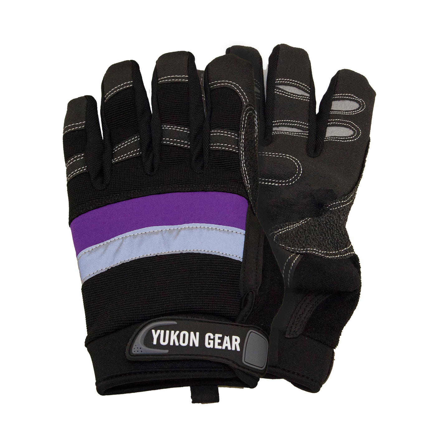 Yukon Gear and Axle YRGGLOVES-1 - Yukon Recovery Gloves with textured rubber palms and fingers and nylon upper 1