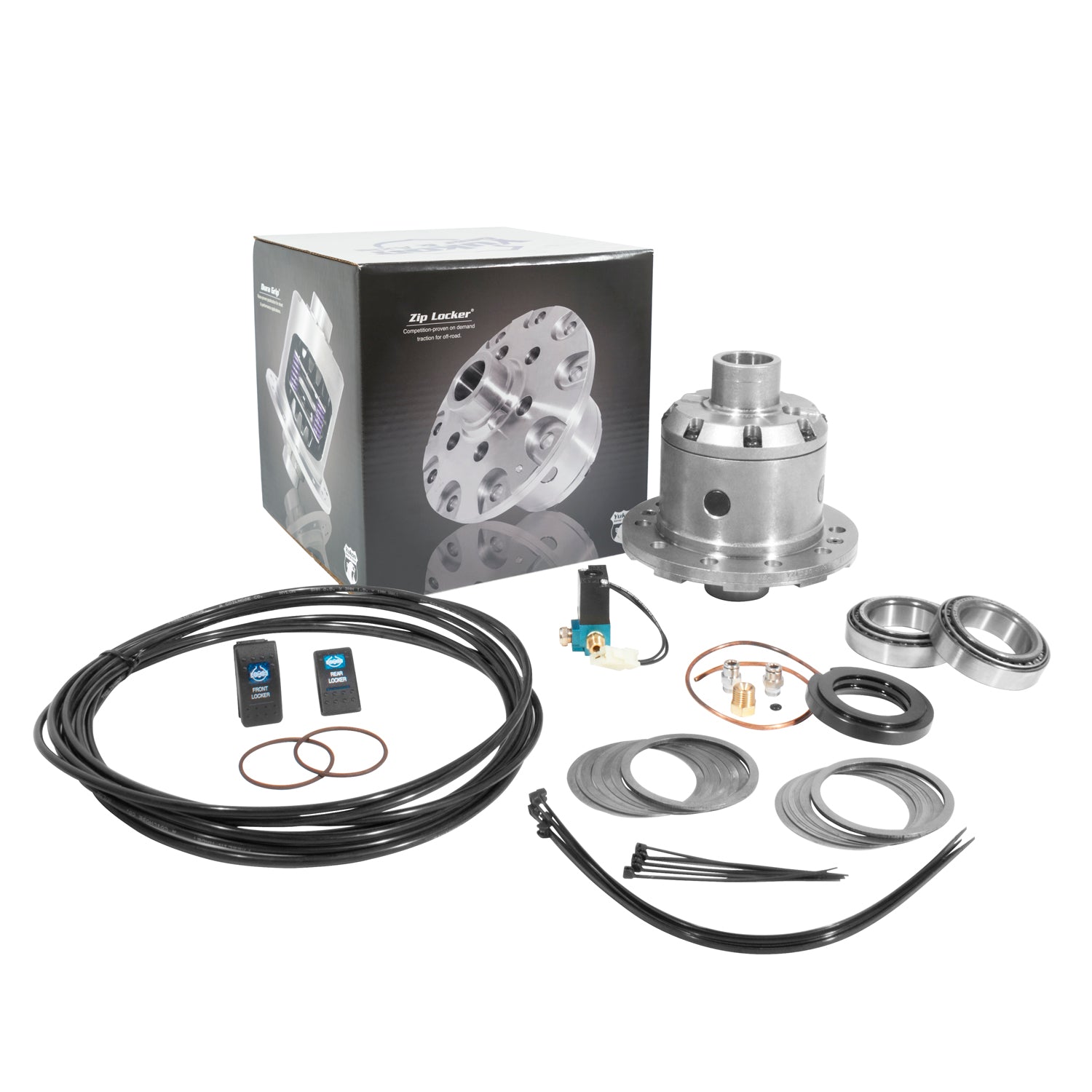 Yukon Gear and Axle YZLD30-4-27 - Yukon Zip Locker for Dana 30 with 27 spline axles, 3.73 & up 3