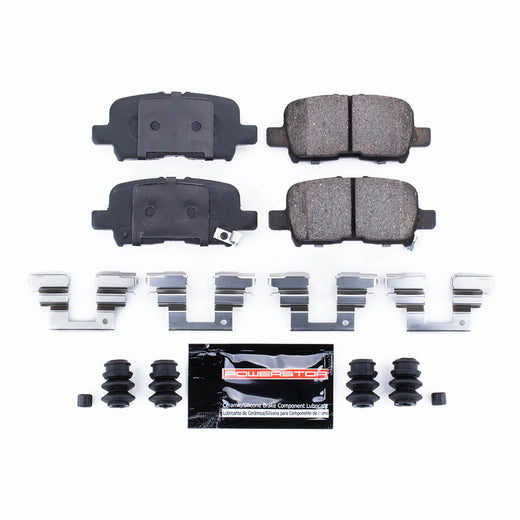 Power Stop Z23-865 PowerStop - Z23 Daily Driver Carbon-Fiber Ceramic Brake Pads with Hardware Kit
