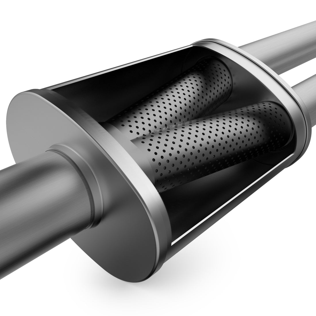MagnaFlow Exhaust Products 12594 Straight-Through exhaust muffler, view 5