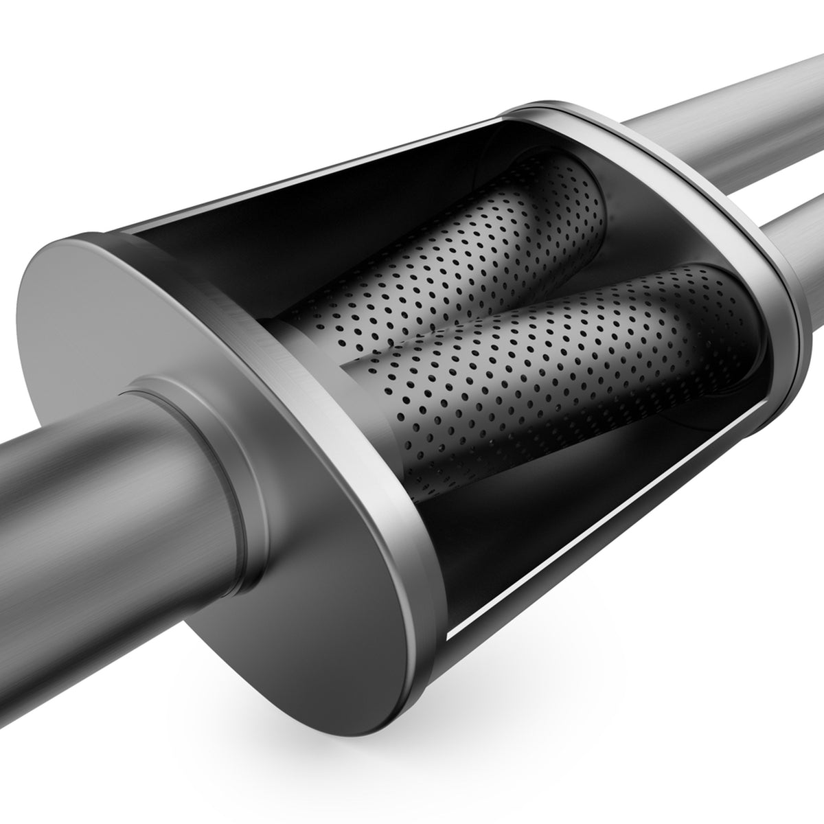 MagnaFlow Exhaust Products 12594 Straight-Through exhaust muffler, view 5