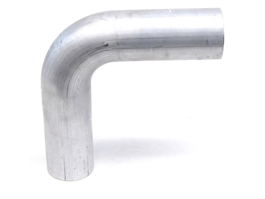 HPS Aluminum Elbow Tubing 90 Degree 1" OD 2" CLR 6" Legs AT90-100-CLR-2 Mill Finish