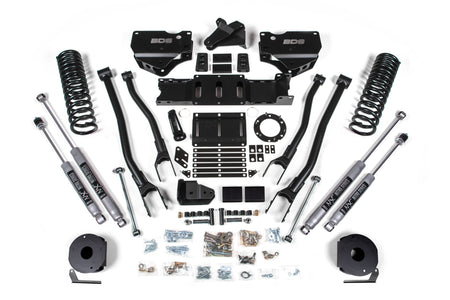 BDS Suspension NA BDS Suspension 1715H - 4 Inch Lift Kit w/ 4-Link Ram 2500 w/ Rear Air Ride 19-24 4WD Diesel NX2 Nitro Shocks