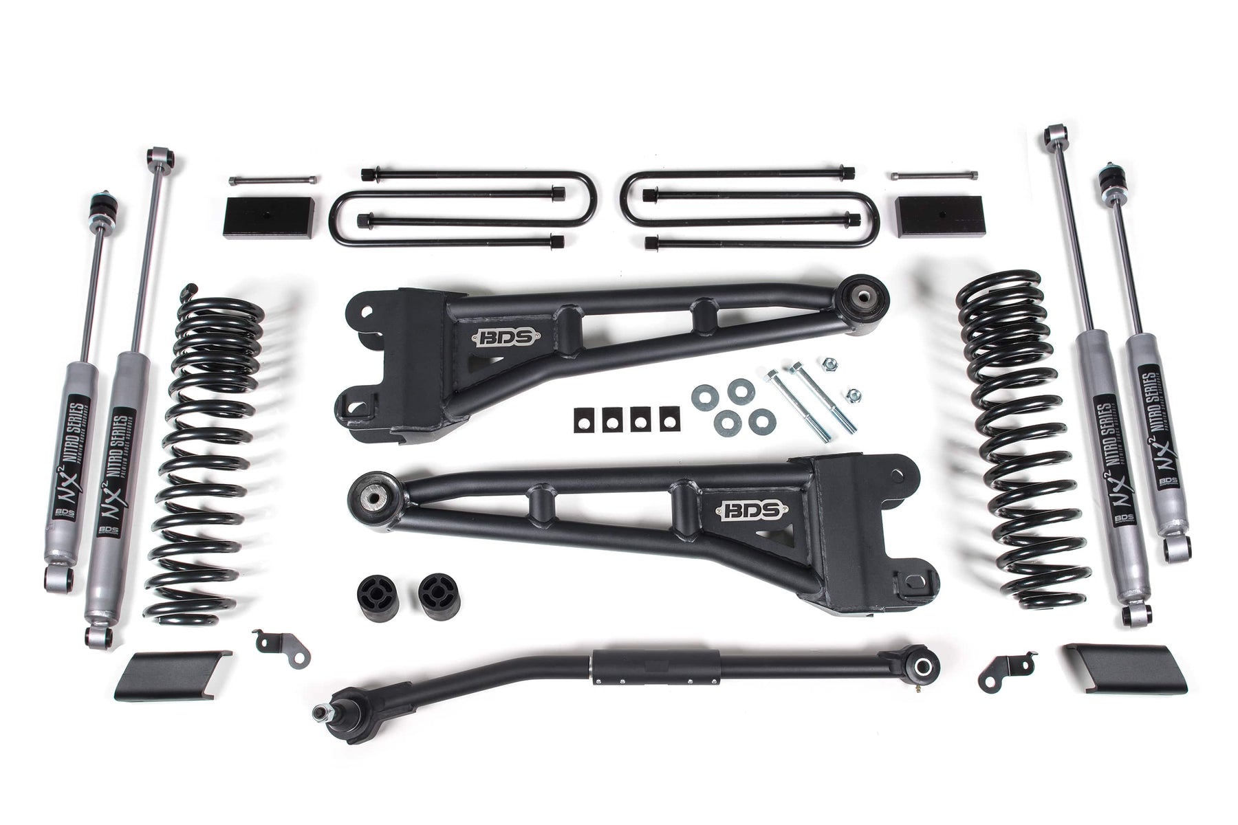 BDS Suspension NA BDS Suspension 2200H - 3 Inch Lift Kit w/ Radius Arm Ford F250/F350 Super Duty 23-24 4WD NX2 Nitro Shocks