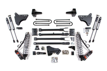 BDS Suspension NA BDS Suspension 590FPE - 4 Inch Lift Kit w/ 4-Link FOX 2.5 Performance Elite Coil-Over Conversion Ford F250/F350 Super Duty 11-16 4WD Diesel Rear Block Kit