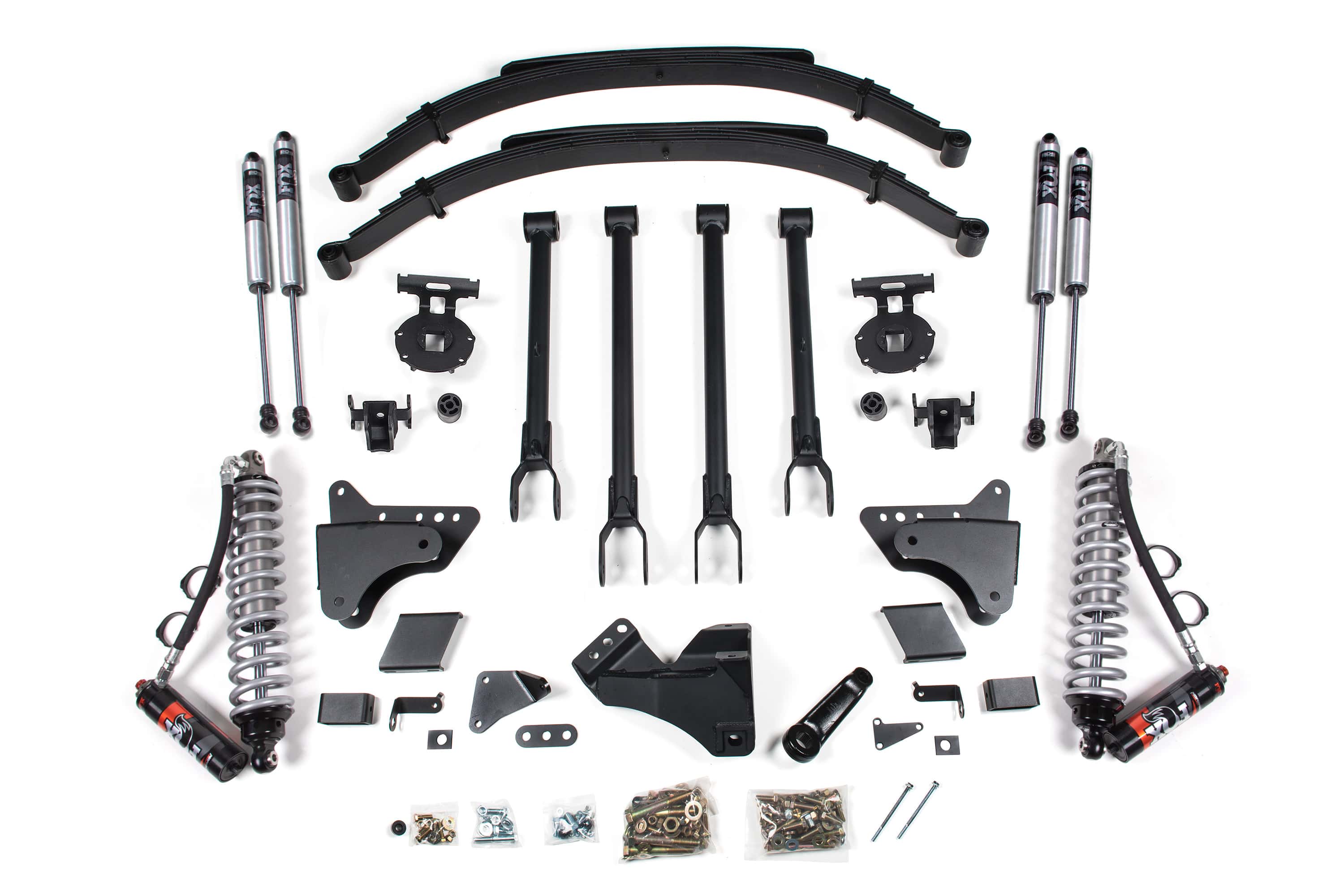 BDS Suspension NA BDS Suspension 1500FPE - 8 Inch Lift Kit 4-Link & FOX 2.5 Performance Elite Coil-Over Conversion Ford F250/F350 Super Duty 11-16 4WDFox 2.5 Performance Elite Shocks