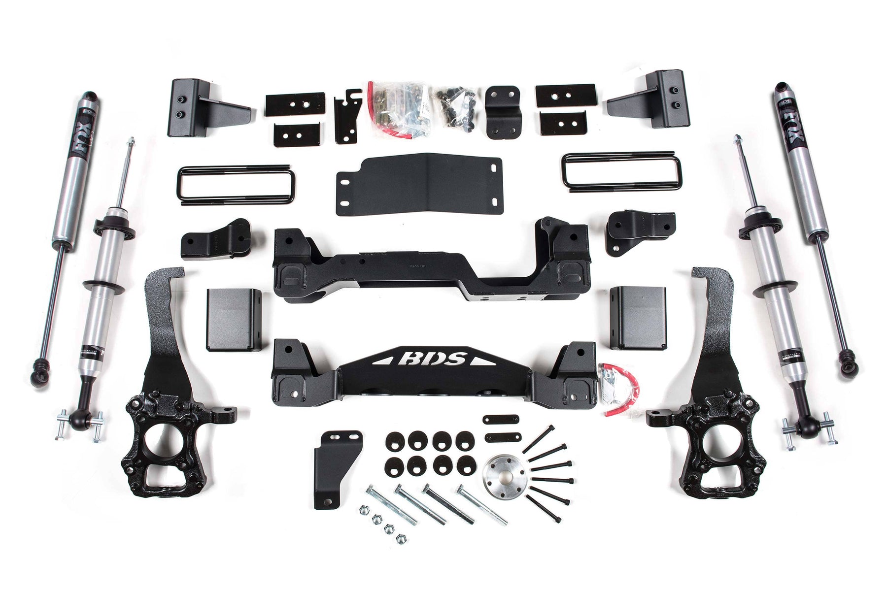 BDS Suspension NA BDS Suspension 1533FSR - 4 Inch Lift Kit FOX 2.0 Performance Shocks Internal Floating Piston Strut Ford F150 15-20 4WD