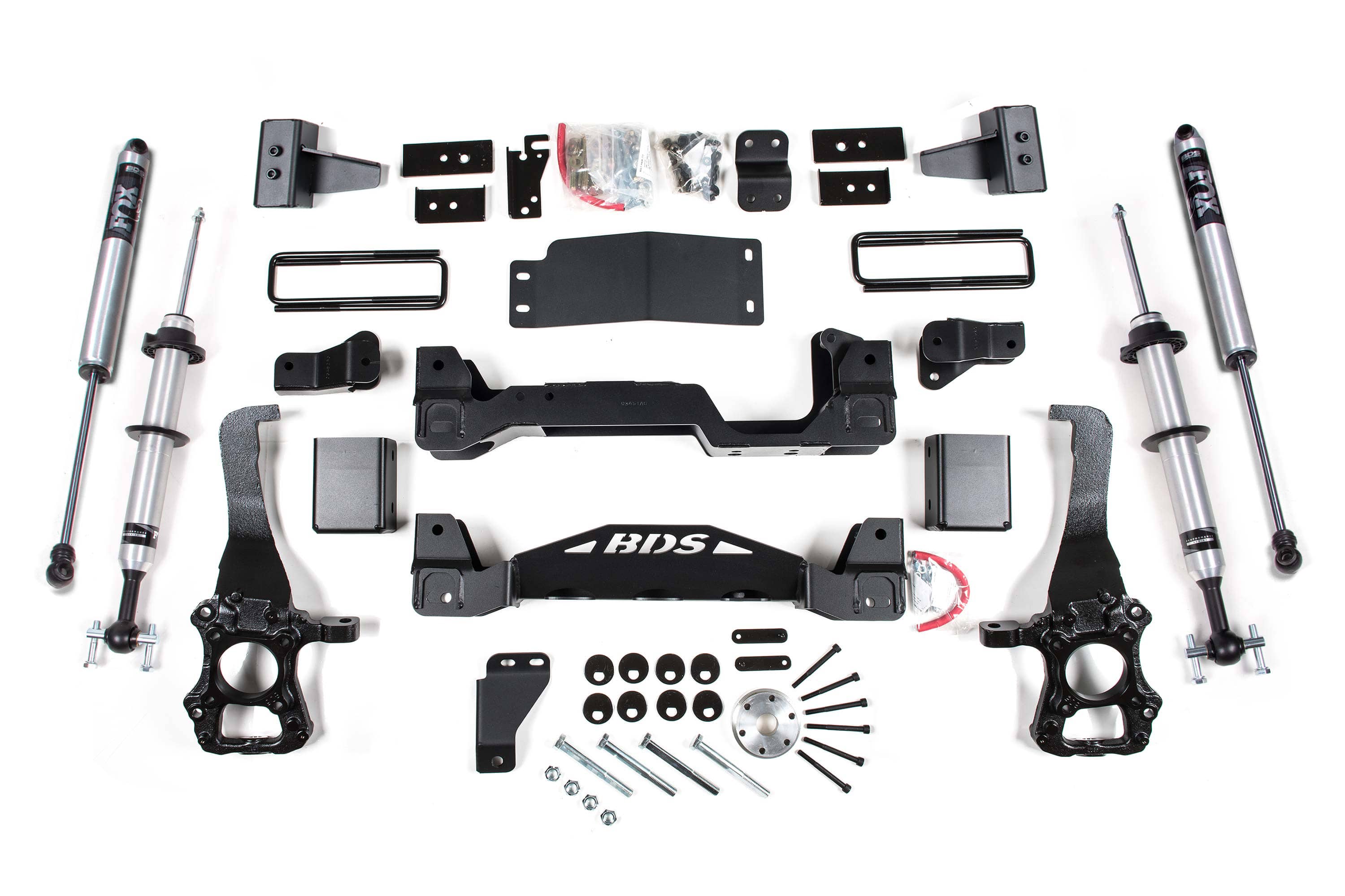 BDS Suspension NA BDS Suspension 1533FSR - 4 Inch Lift Kit FOX 2.0 Performance Shocks Internal Floating Piston Strut Ford F150 15-20 4WD