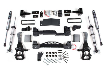 BDS Suspension NA BDS Suspension 1305FSR - 6 Inch Lift Kit FOX 2.0 Internal Floating Piston Strut Ford F150 15-20 4WD 4 Inch Block Kit W/ fox 2.0 Performance Shocks