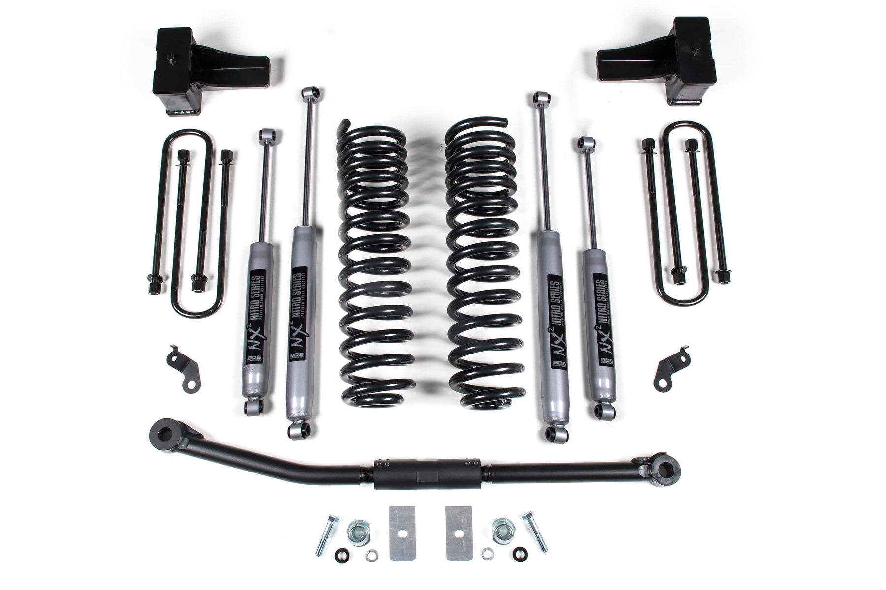BDS Suspension NA BDS Suspension 1927FS - 2.5 Inch Lift Kit Ford F250/F350 Super Duty 11-16 4WD Diesel No Block Fox 2.0 Performance Shocks