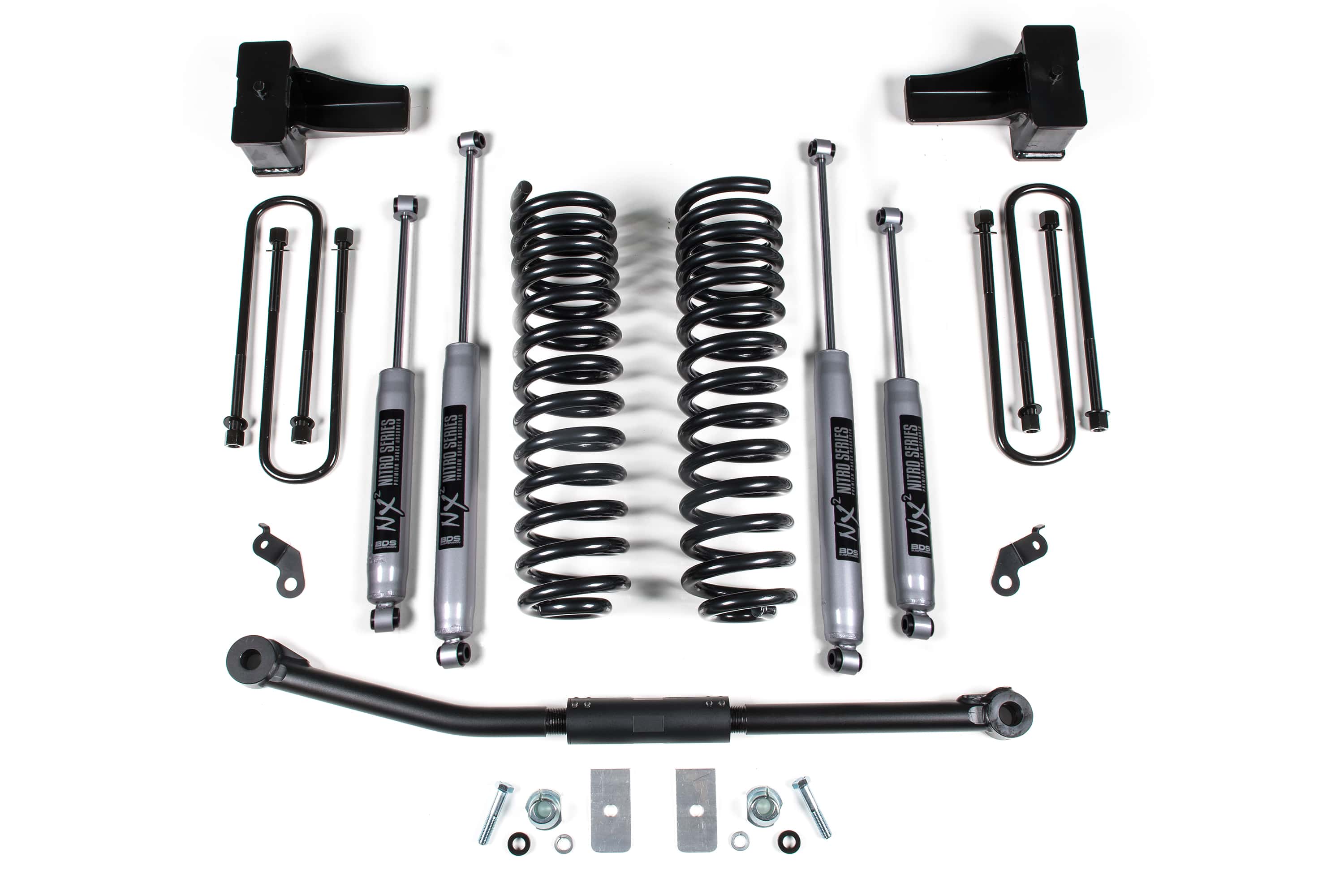 BDS Suspension NA BDS Suspension 1925FS - 2.5 Inch Lift Kit Ford F250/F350 Super Duty 11-16 4WD Diesel 5 Inch Block Fox 2.0 Performance Shocks