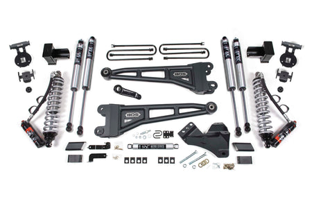 BDS Suspension NA BDS Suspension 1575FPE - 4 Inch Lift Kit w/ Radius Arm FOX 2.5 Performance Elite Coil-Over Conversion Ford F350 Super Duty DRW 17-19 4WD Diesel