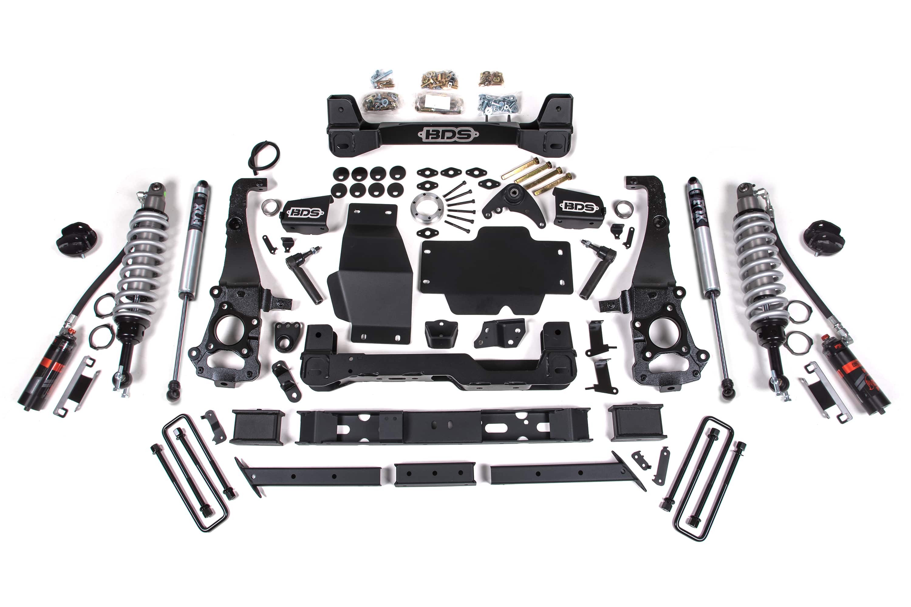 BDS Suspension NA BDS Suspension 1547FDSC - 6 Inch Lift Kit FOX 2.5 Coil-Over Ford Ranger 19-23 4WD Cast Aluminum Knuckle