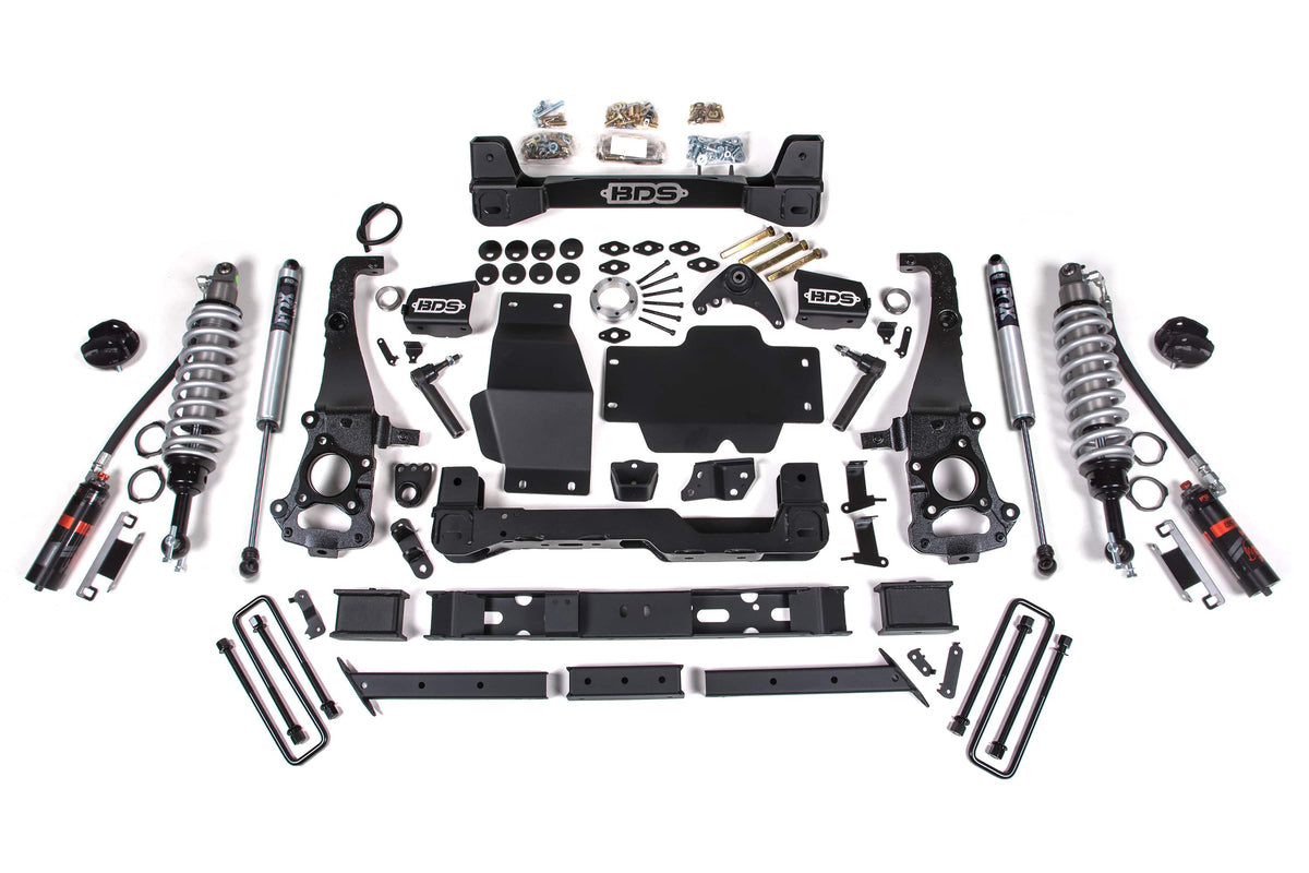 BDS Suspension NA BDS Suspension 1907FDSC - 6 Inch Lift Kit FOX 2.5 Coil-Over Ford Ranger 19-23 4WD Cast Steel Knuckle Fox 2.5 Performance Shocks