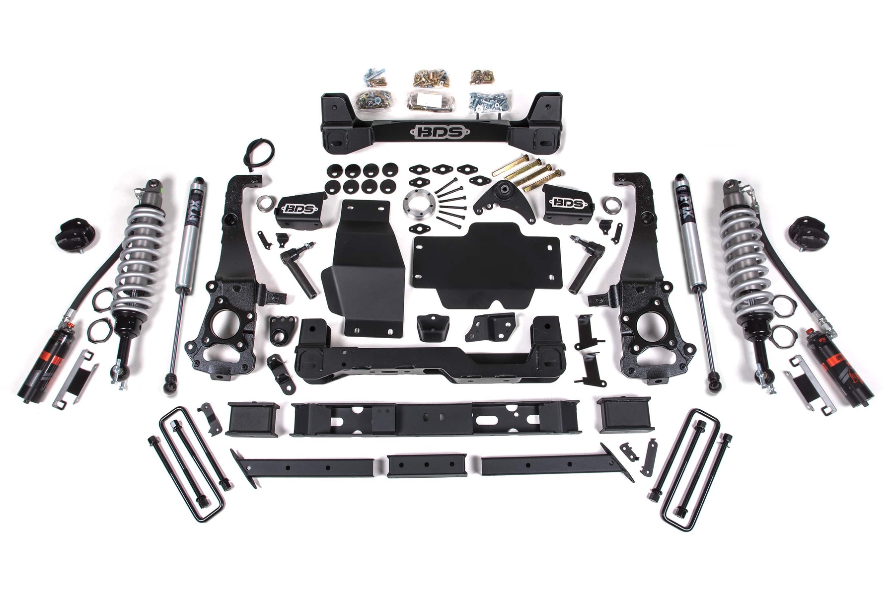BDS Suspension NA BDS Suspension 1907FDSC - 6 Inch Lift Kit FOX 2.5 Coil-Over Ford Ranger 19-23 4WD Cast Steel Knuckle Fox 2.5 Performance Shocks