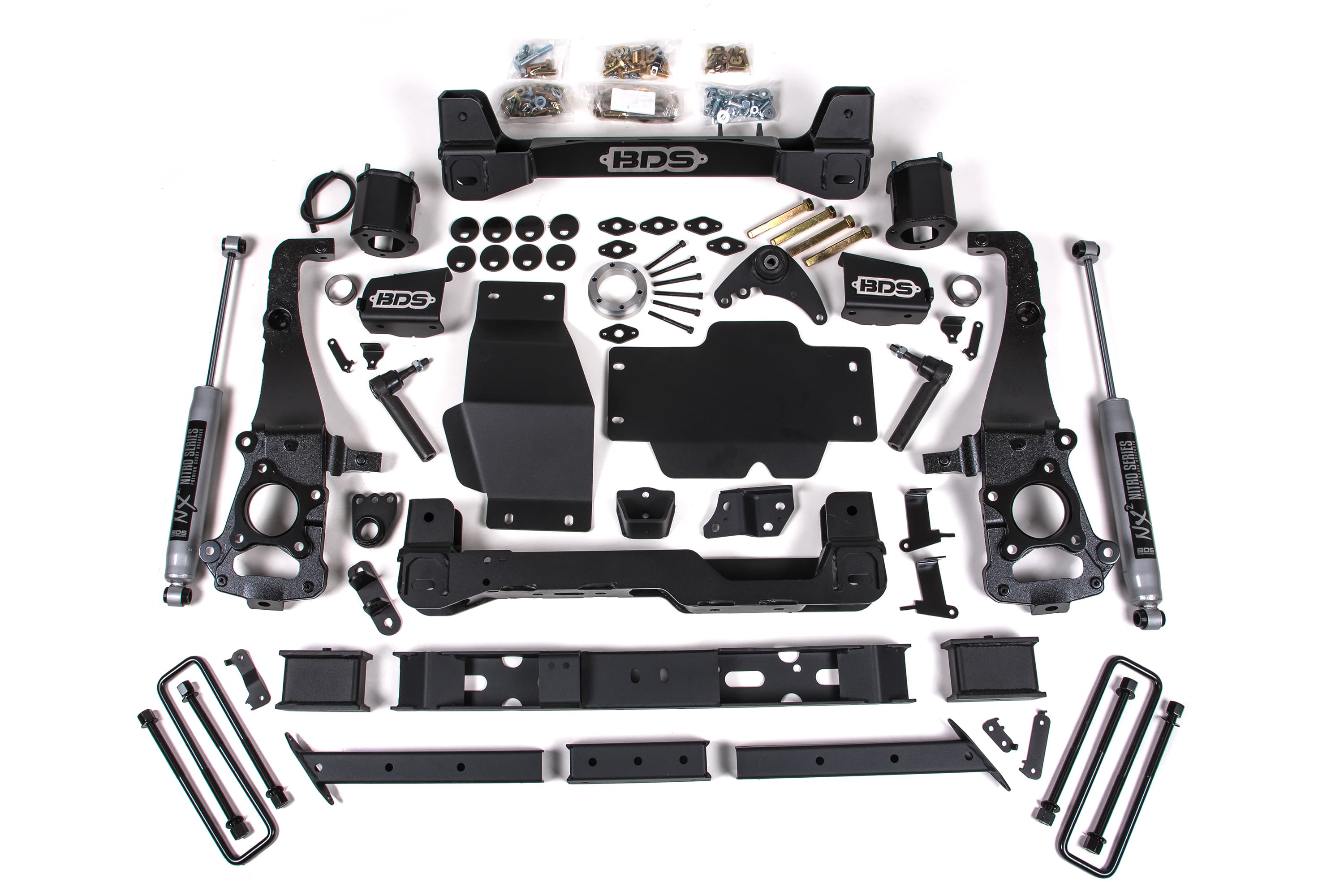 BDS Suspension NA BDS Suspension 1907FS - 6 Inch Lift Kit Ford Ranger 19-23 4WD Cast Steel Knuckle Fox 2.0 Performance Shocks