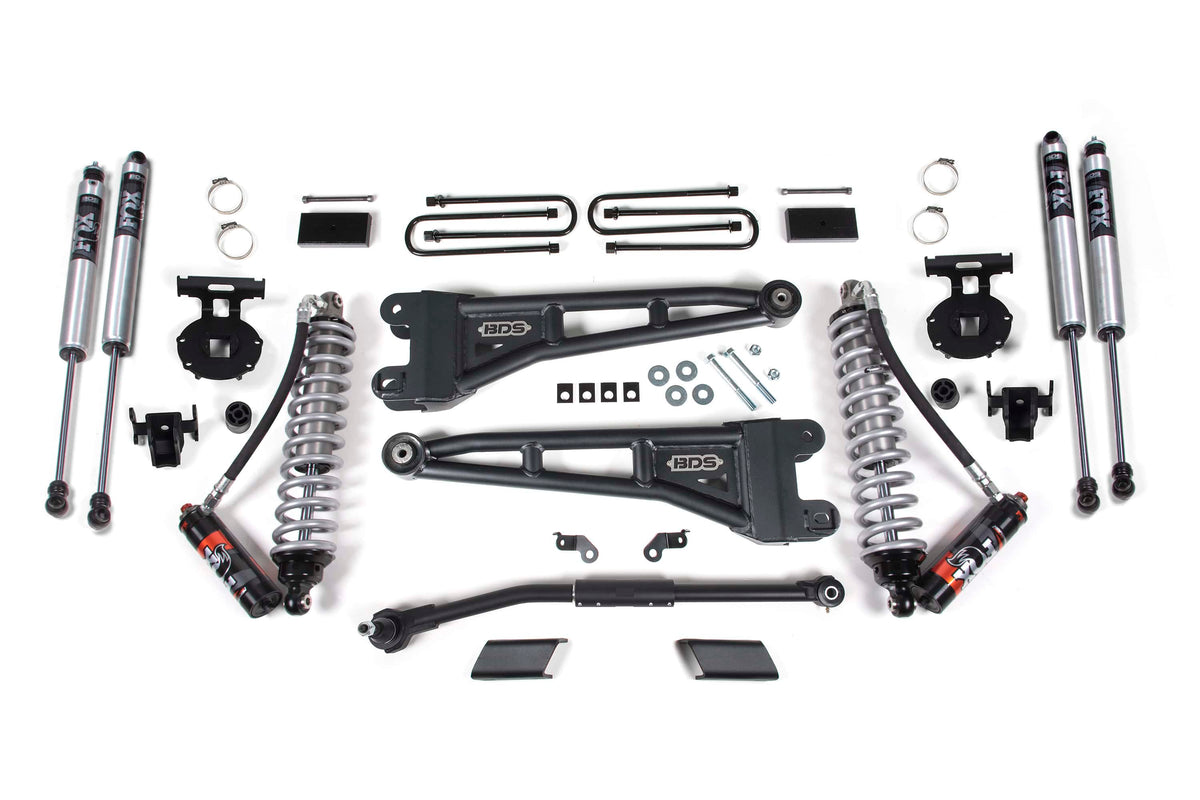 BDS Suspension NA BDS Suspension 1549FPE - 3 Inch Lift Kit w/ Radius Arm FOX 2.5 Performance Elite Coil-Over Conversion Ford F250/F350 Super Duty 20-22 4WD Diesel