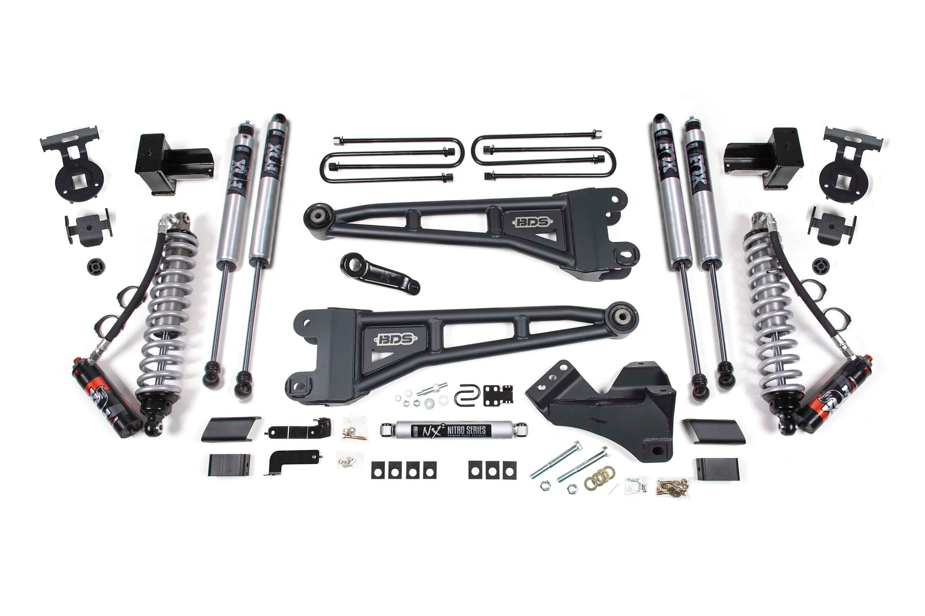 BDS Suspension NA BDS Suspension 1551FPE - 5 Inch Lift Kit w/ Radius Arm FOX 2.5 Performance Elite Coil-Over Conversion Ford F250/F350 Super Duty 20-22 4WD Diesel