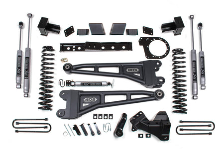 BDS Suspension NA BDS Suspension 1561H - 7 Inch Lift Kit w/ Radius Arm Ford F250/F350 Super Duty 20-22 4WD Diesel 6 Inch Block Kit NX2 Nitro Shocks