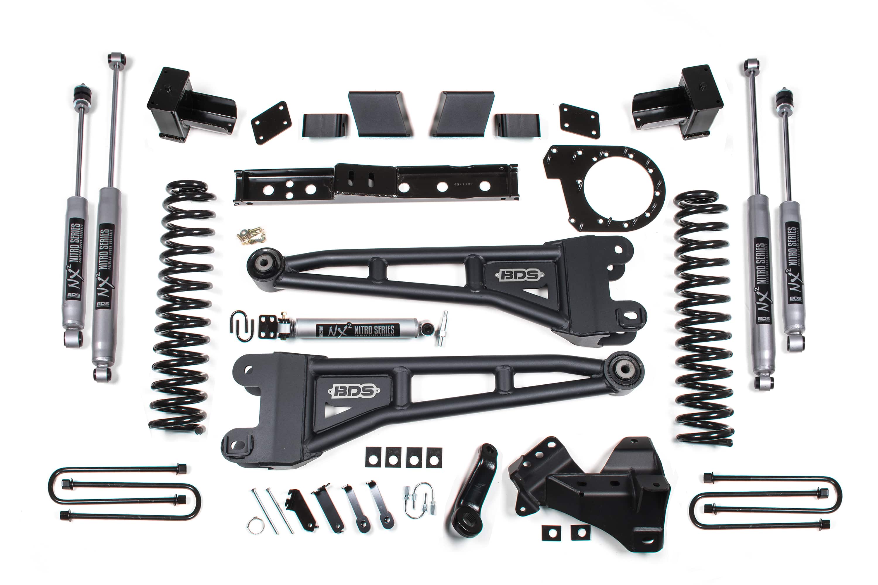 BDS Suspension NA BDS Suspension 1573H - 7 Inch Lift Kit w/ Radius Arm Ford F350 Super Duty DRW 20-22 4WD Diesel NX2 Nitro Shocks