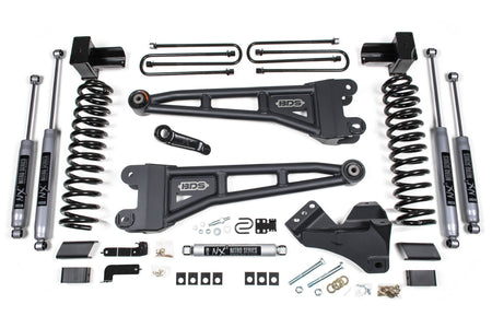 BDS Suspension NA BDS Suspension 1576FS - 4 Inch Lift Kit w/ Radius Arm Ford F350 Super Duty DRW 17-19 4WD Gas Fox 2.0 Performance Shocks