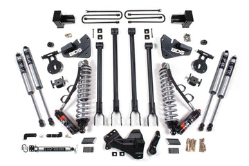 BDS Suspension NA BDS Suspension 1577FPE - 4 Inch Lift Kit w/ 4-Link FOX 2.5 Performance Elite Coil-Over Conversion Ford F350 Super Duty DRW 17-19 4WD Diesel