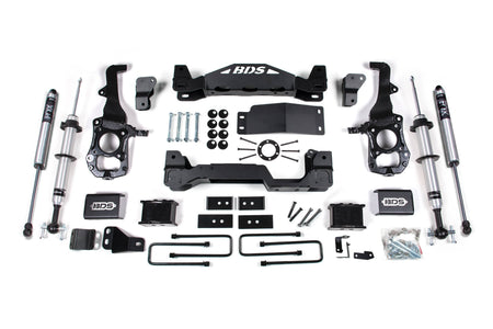 BDS Suspension NA BDS Suspension 1900FSR - 6 Inch Lift Kit FOX 2.0 Strut Ford F150 21-25 4WD 3 Inch Block Kit