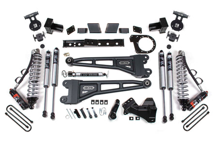 BDS Suspension NA BDS Suspension 1983FPE - 6 Inch Lift Kit w/ Radius Arm FOX 2.5 Performance Elite Coil-Over Conversion Ford F250/F350 Super Duty 17-19 4WD Diesel 5 Inch Block With 2 Leaf Main Performance Elite