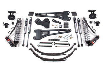 BDS Suspension NA BDS Suspension 1593FPE - 6 Inch Lift Kit w/ Radius Arm FOX 2.5 Performance Elite Coil-Over Conversion Ford F250/F350 Super Duty 11-16 4WD Diesel Factory 3 Inch Rear Blocks