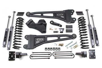 BDS Suspension NA BDS Suspension 1599H - 4 Inch Lift Kit w/ Radius Arm Ford F250/F350 Super Duty 11-16 4WD Gas Leaf Springs NX2 Nitro Shocks