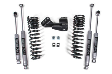 BDS Suspension NA BDS Suspension BDS1910FS - 1-2 Inch Leveling Kit Performance Spring Ford F250/F350 Super Duty 1 Inch Lift 17-19 2 Inch Lift: 20-23 4WD Diesel & Gas Fox 2.0 Performance Shocks